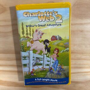 Charlotte’s Web II: Wilbur’s Great Adventure (2003) VHS (Clamshell **Tested**)